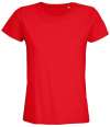 03579 Lds Pioneer SOL'S Ladies Pioneer Organic T-Shirt Bright Red colour image